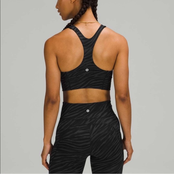 NWOT Lululemon Wunder Train Longline Bra Tiger Size:6 🐅 - Picture 4 of 10